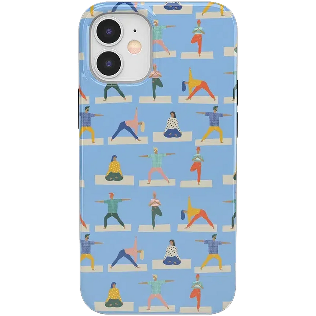 Go with the Flow | Light Blue Yoga Case