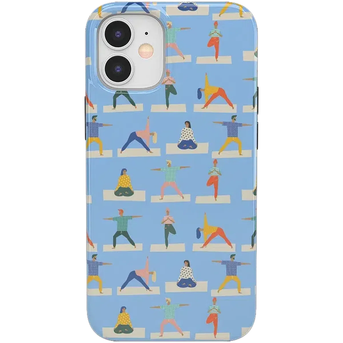 Go with the Flow | Light Blue Yoga Case