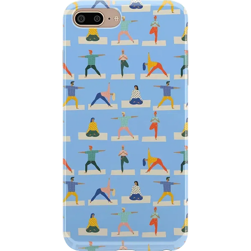 Go with the Flow | Light Blue Yoga Case