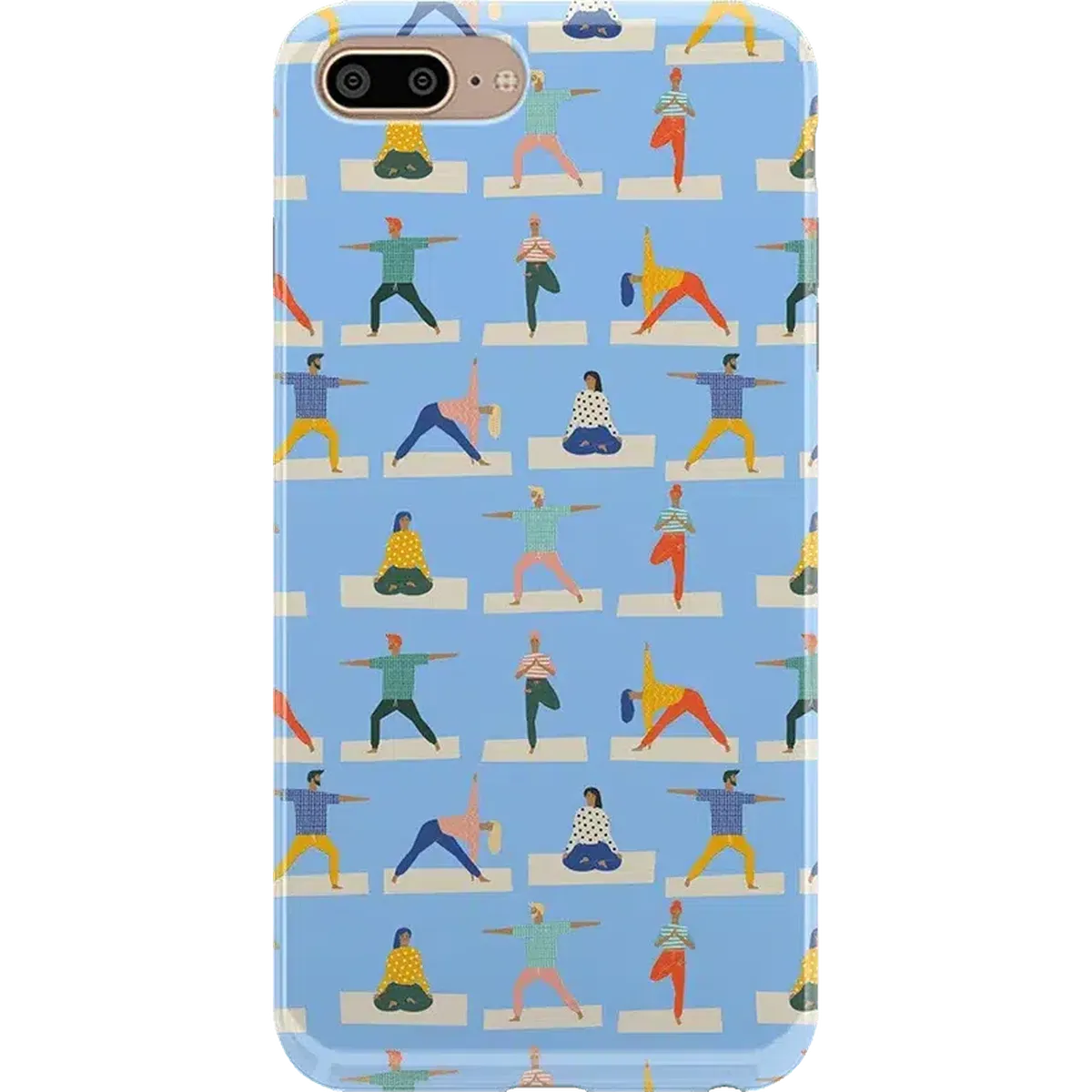 Go with the Flow | Light Blue Yoga Case