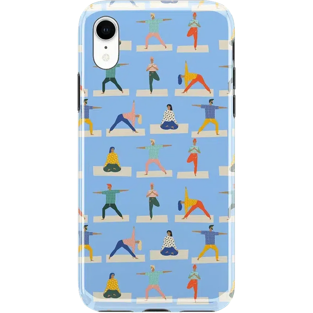 Go with the Flow | Light Blue Yoga Case