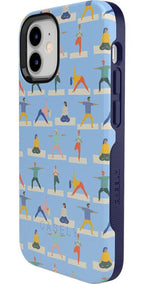 Go with the Flow | Light Blue Yoga Case