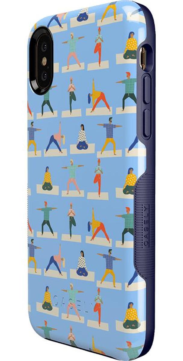 Go with the Flow | Light Blue Yoga Case