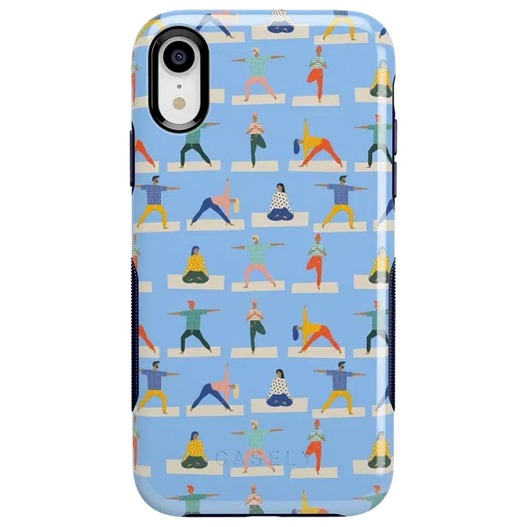 Go with the Flow | Light Blue Yoga Case