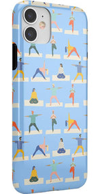Go with the Flow | Light Blue Yoga Case