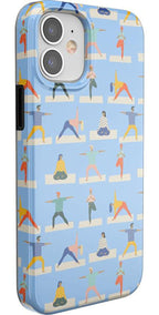Go with the Flow | Light Blue Yoga Case