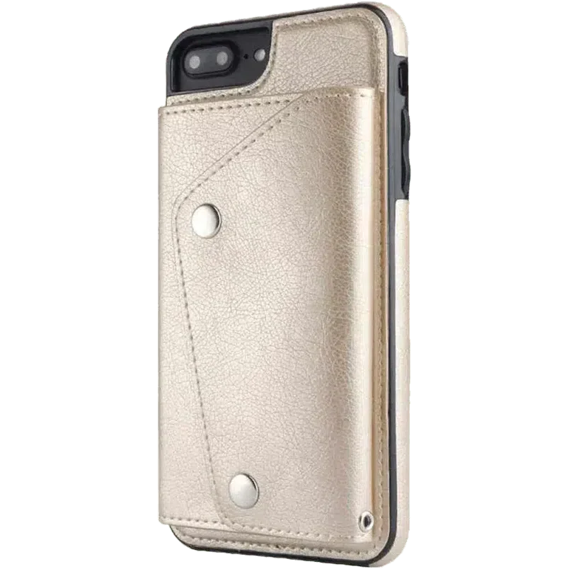 Gold Vegan Leather | Wallet Case