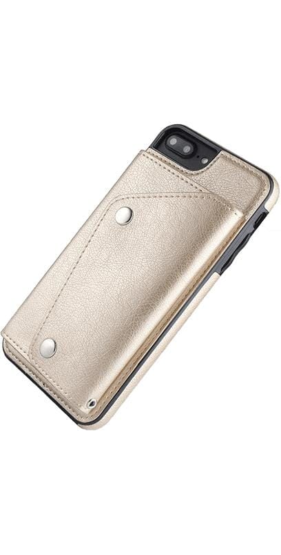 Gold Vegan Leather | Wallet Case