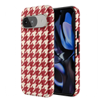 Scarlet Stitch | Red Houndstooth Case