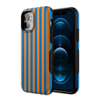 Go New York | Blue & Orange Stripes Case