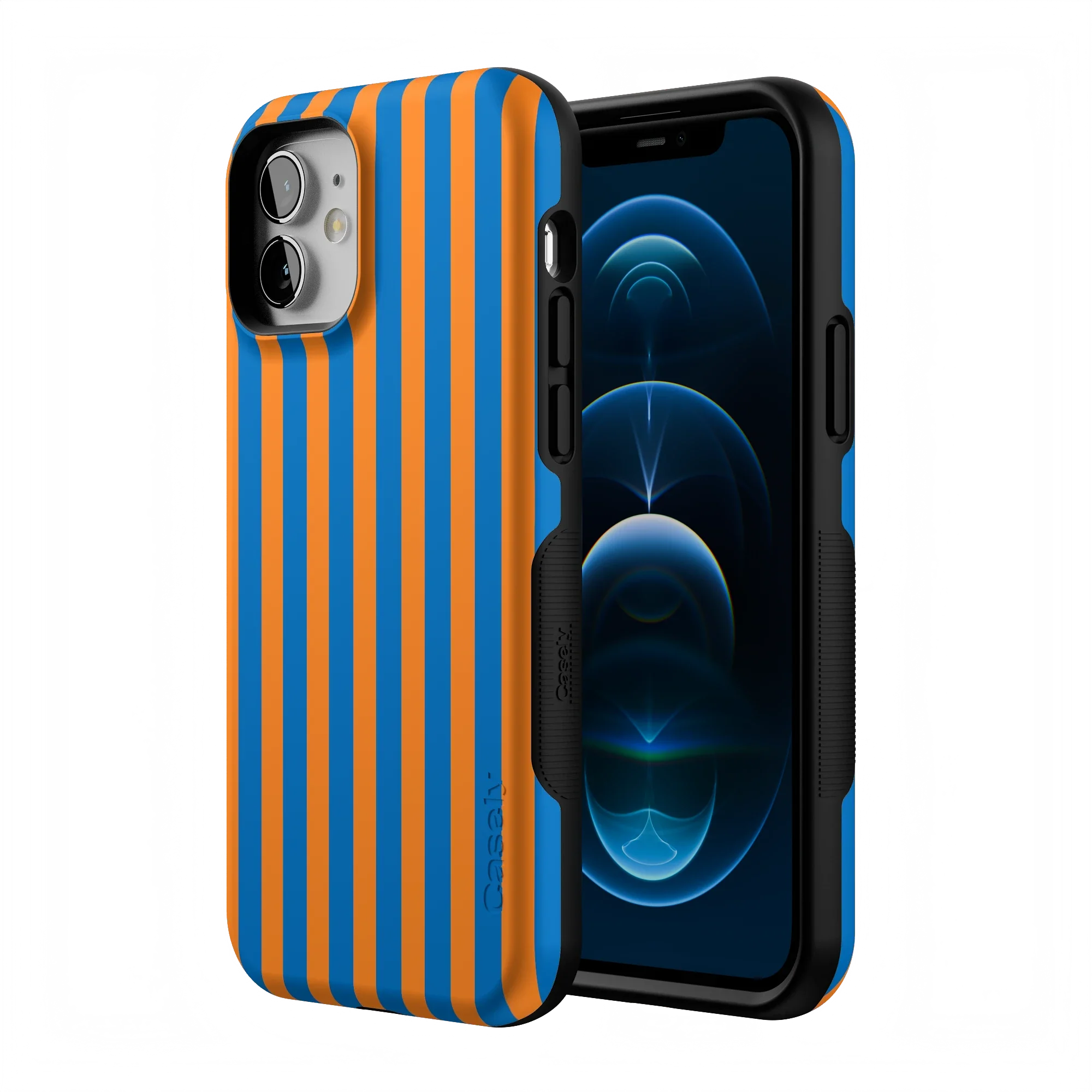 Go New York | Blue & Orange Stripes Case