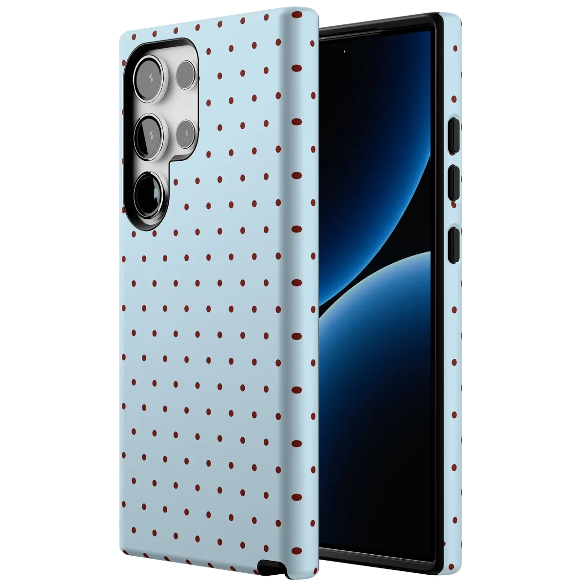On the Dot | Blue Polka Dot Case