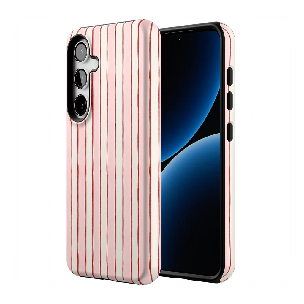 Pretty in Pastel | Blush Stripes Case
