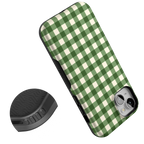 Checked Twice | Green Plaid Case
