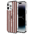 Sunday in Brooklyn | Burgundy Stripes Case