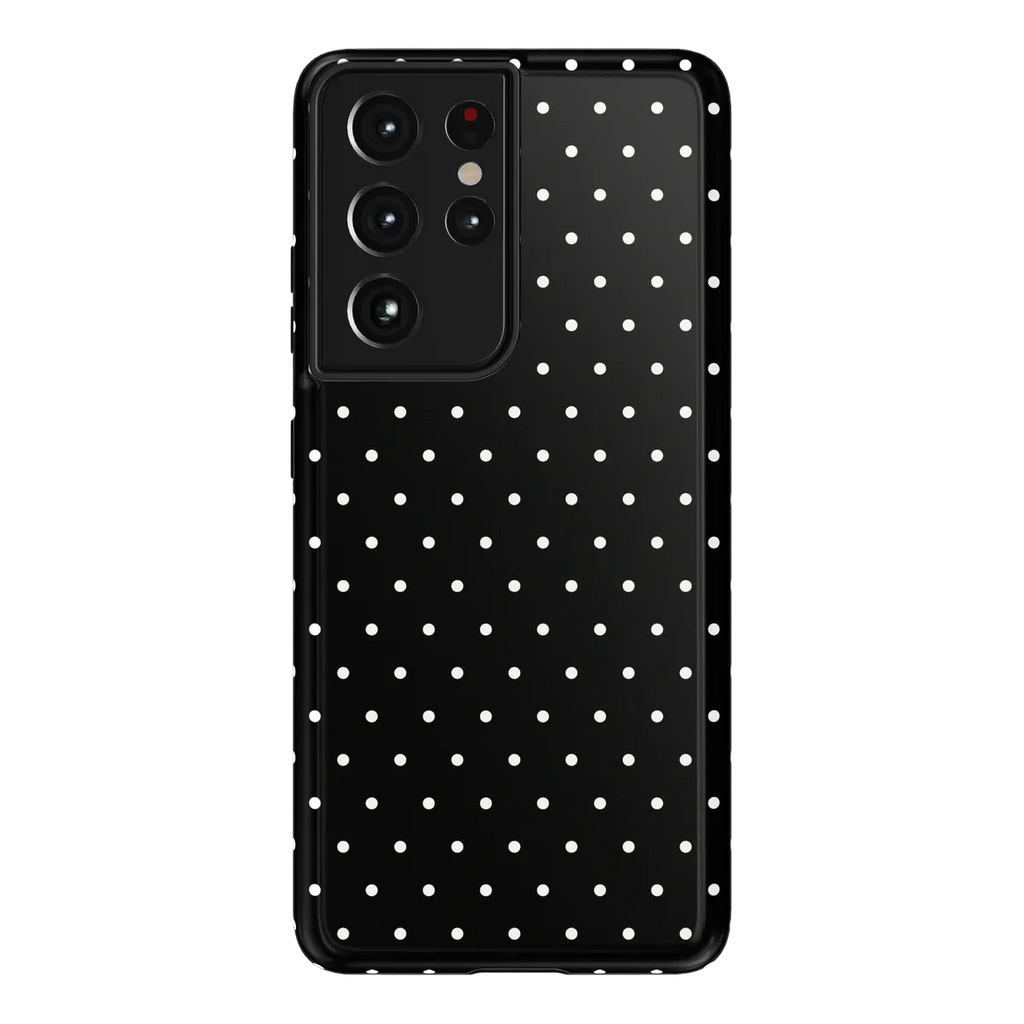 On the Dot | White Polka Dot Case