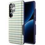 Pastel Picnic | Blue & Green Gingham Case