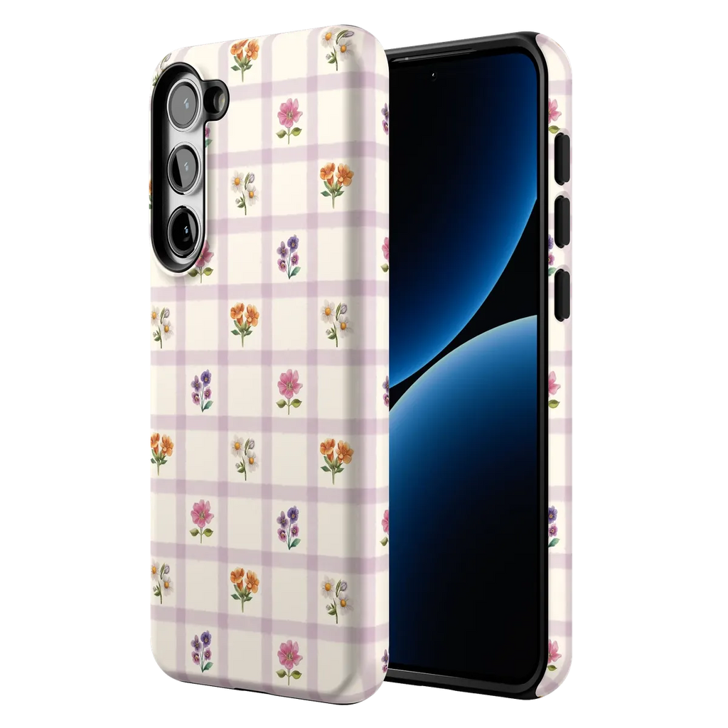 Meadow Check | Floral Gingham Case