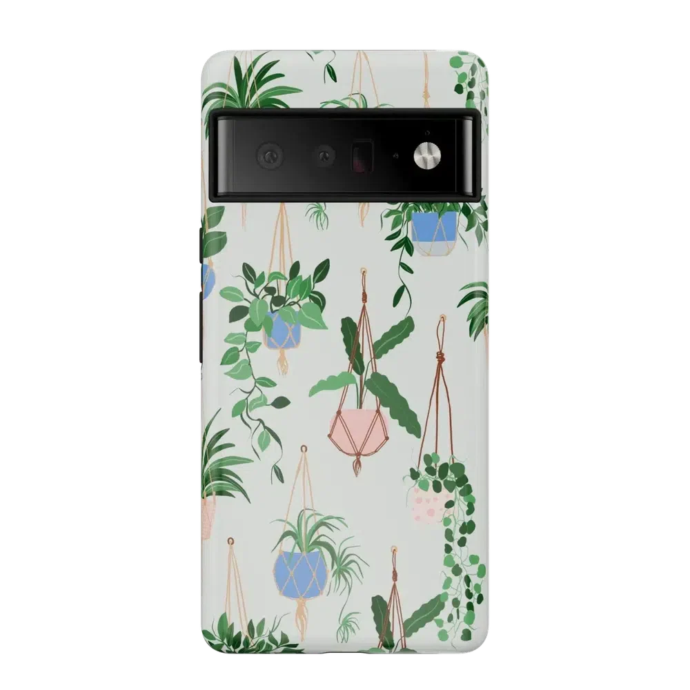 Hanging Around | Potted Plants Floral Google Pixel Case