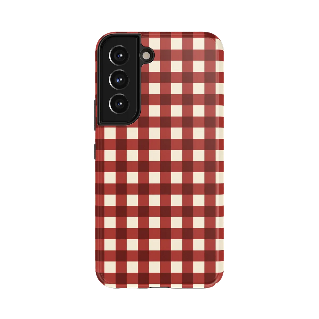 Checked Twice | Red Plaid Case