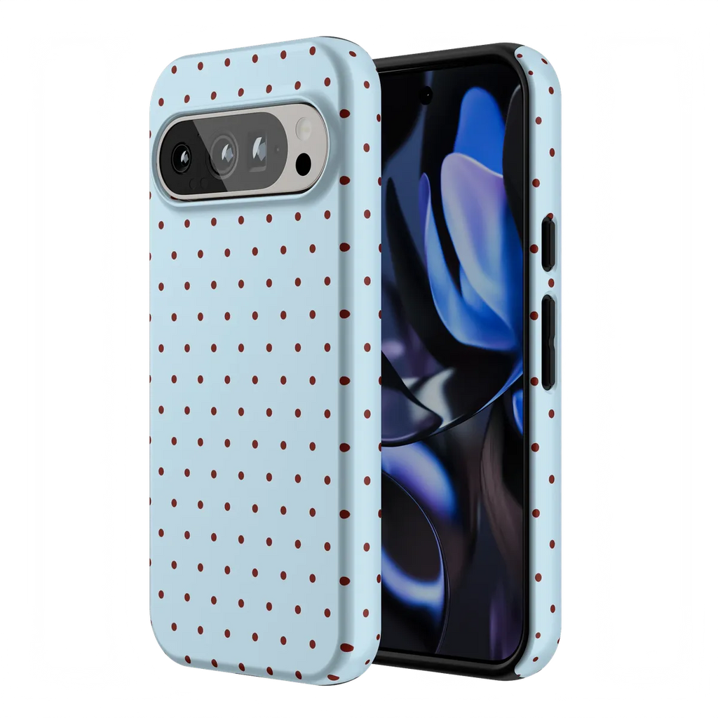On the Dot | Blue Polka Dot Case