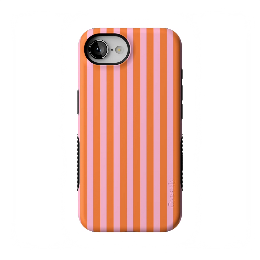 Perfect Stripes | Orange & Pink Stripes Case