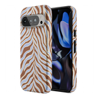 Untamed | Brown & Blue Zebra Case