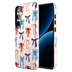 American Girlie | Red White & Blue Bows Case
