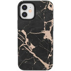 Hidden Gem | Rose Gold and Black Marble Case