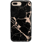 Hidden Gem | Rose Gold and Black Marble Case