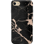 Hidden Gem | Rose Gold and Black Marble Case