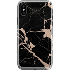 Hidden Gem | Rose Gold and Black Marble Case
