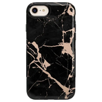 Hidden Gem | Rose Gold and Black Marble Case