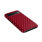 On the Dot | Maroon Polka Dot Case