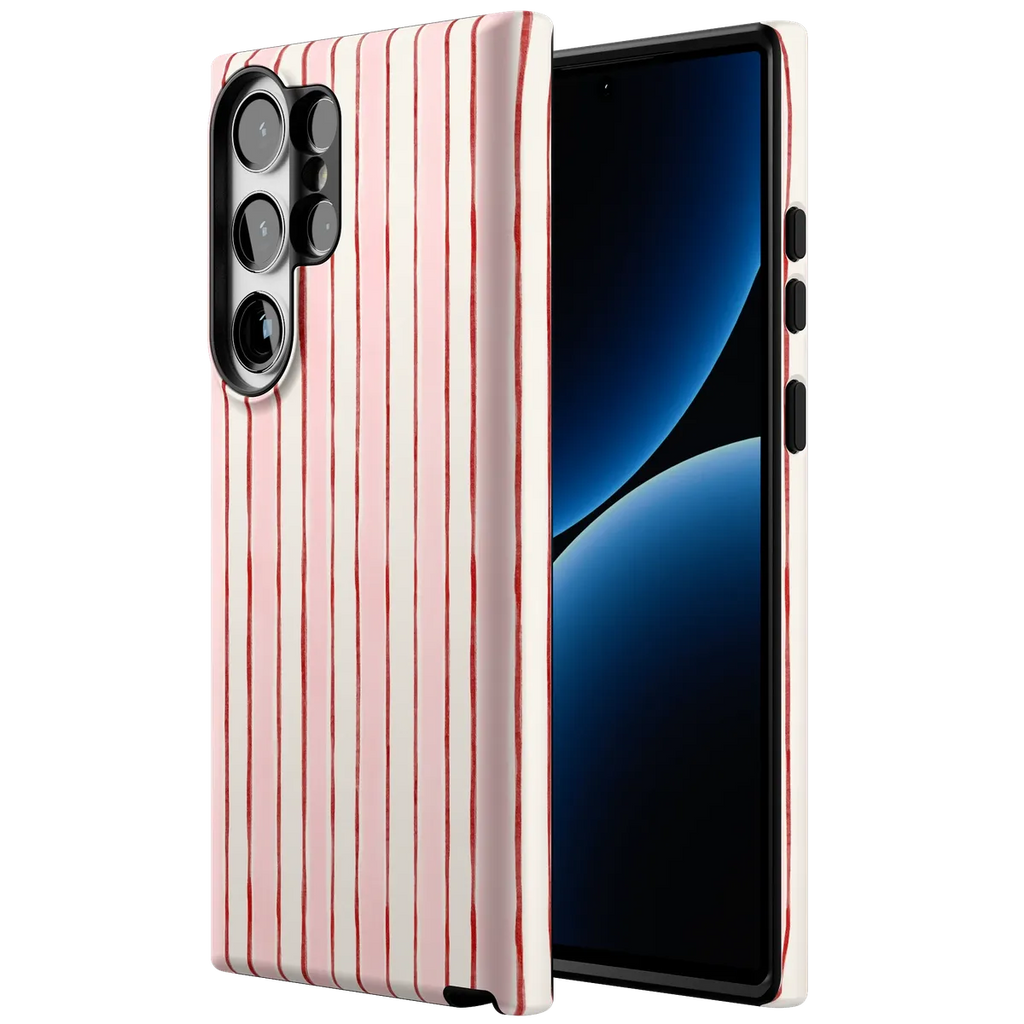 Pretty in Pastel | Blush Stripes Case
