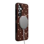 Teddy Bows | Brown Polka Dot Case