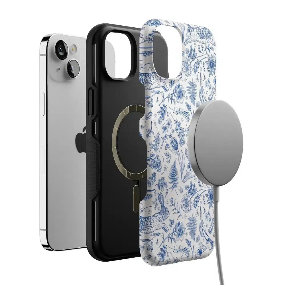 Hop & Bloom | Bunny Toile Case