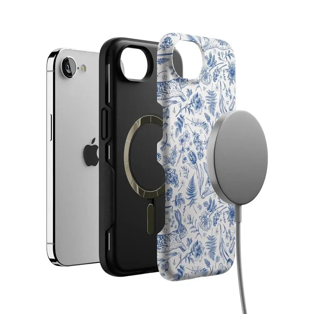 Hop & Bloom | Bunny Toile Case