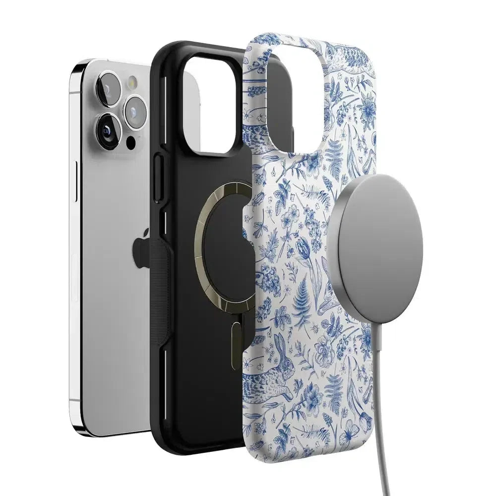 Hop & Bloom | Bunny Toile Case
