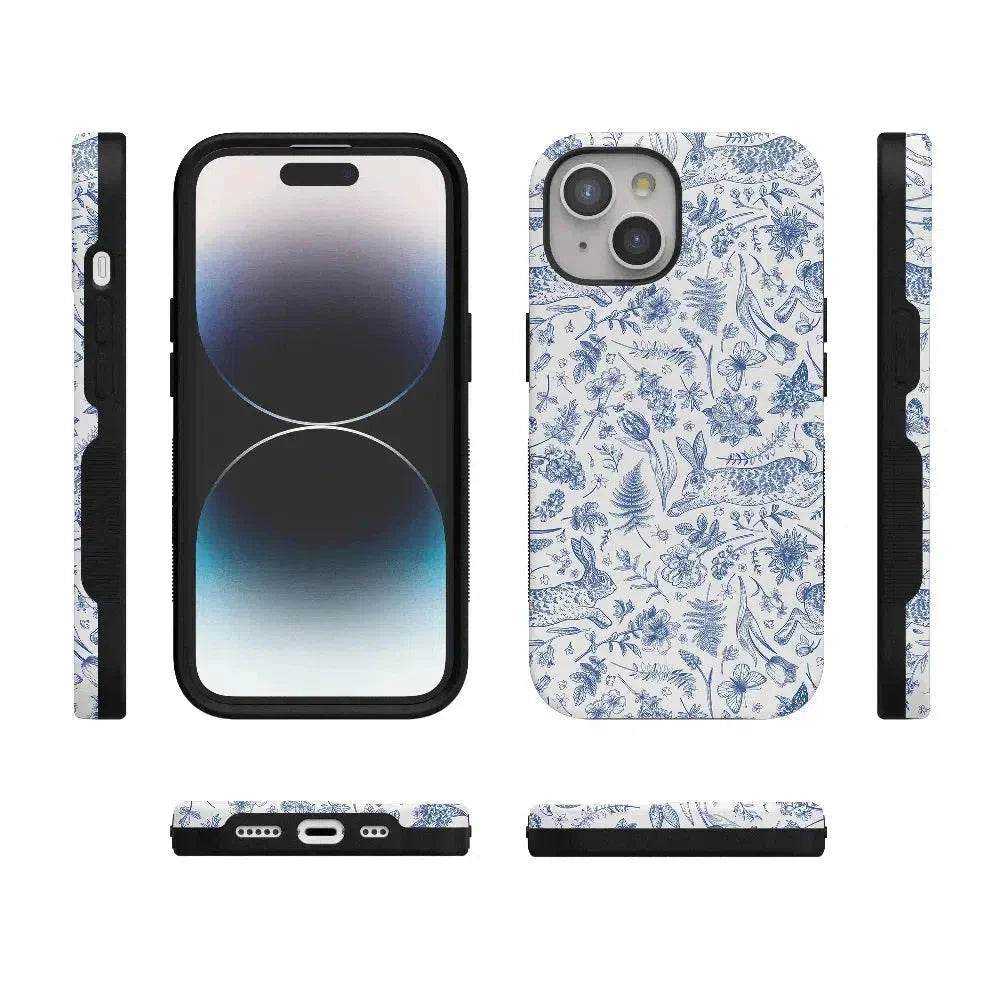 Hop & Bloom | Bunny Toile Case