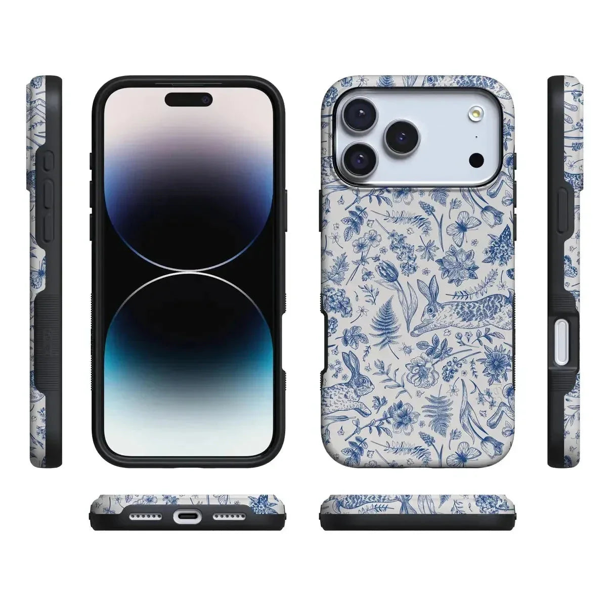 Hop & Bloom | Bunny Toile Case