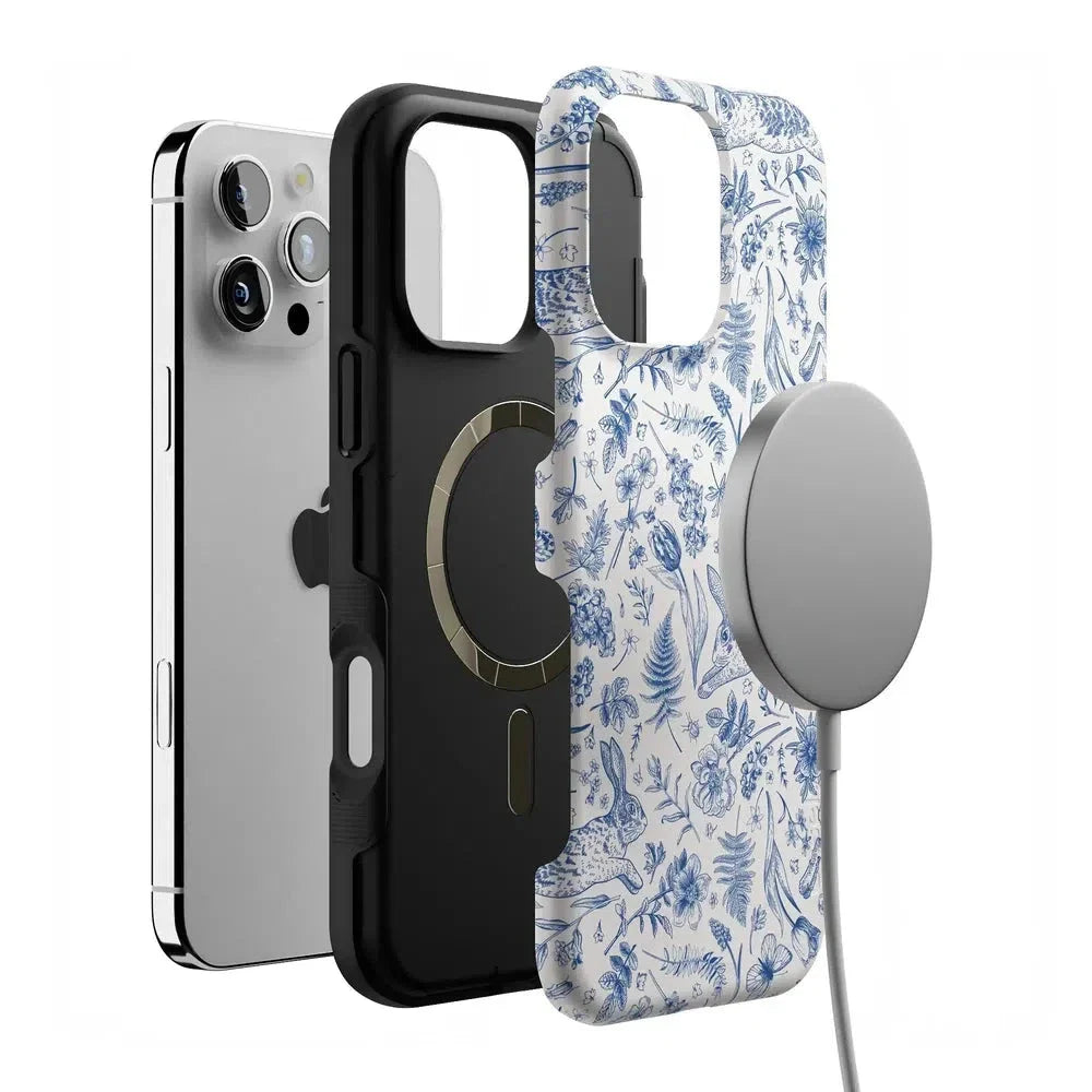 Hop & Bloom | Bunny Toile Case