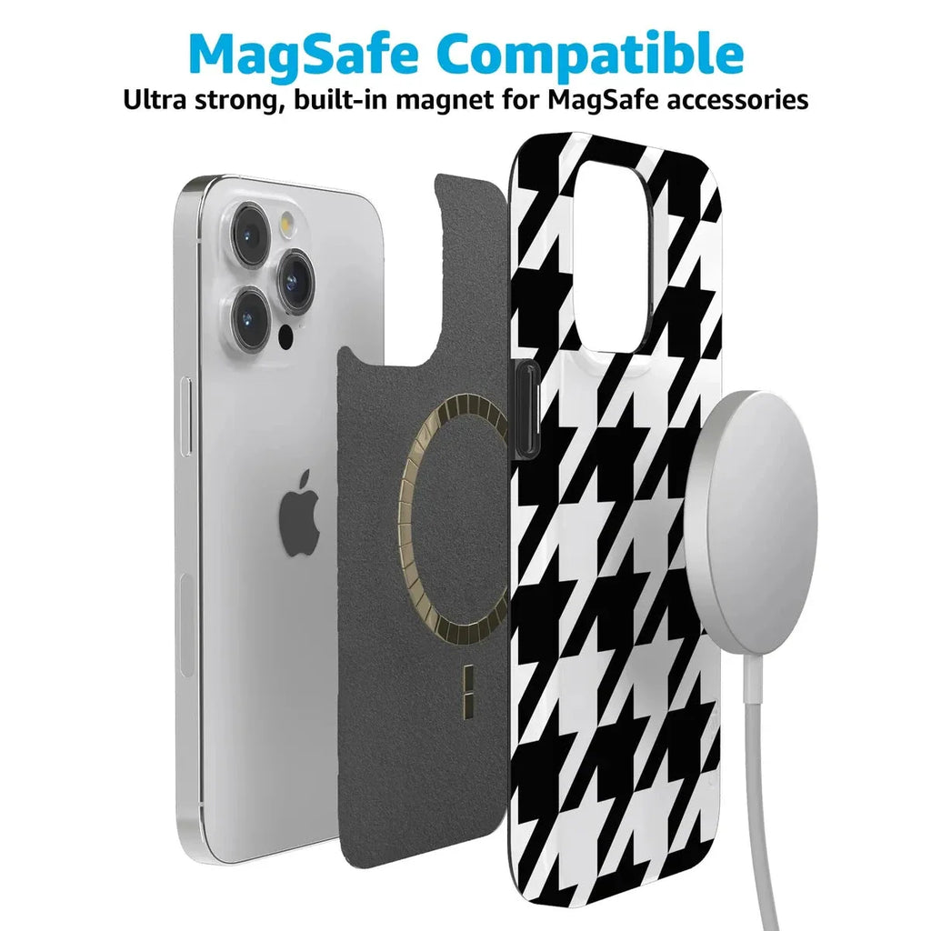 Houndstooth | High Contrast Design Case