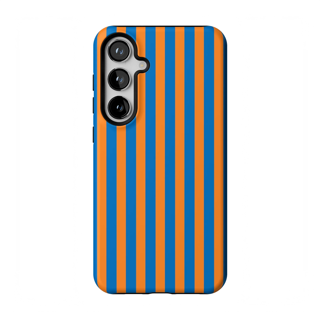 Go New York | Blue & Orange Stripes Case