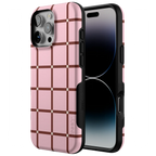 Uptown Gridlock | Pink Checkerboard Case