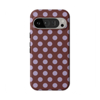 Spotted in SoHo | Burgundy Polka Dot Case