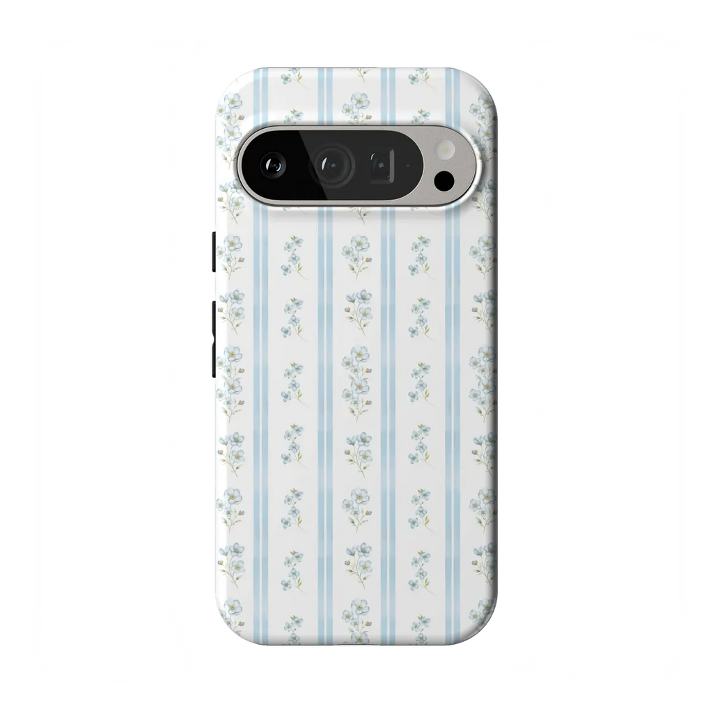 Cottage Stripe | Blue Floral Case