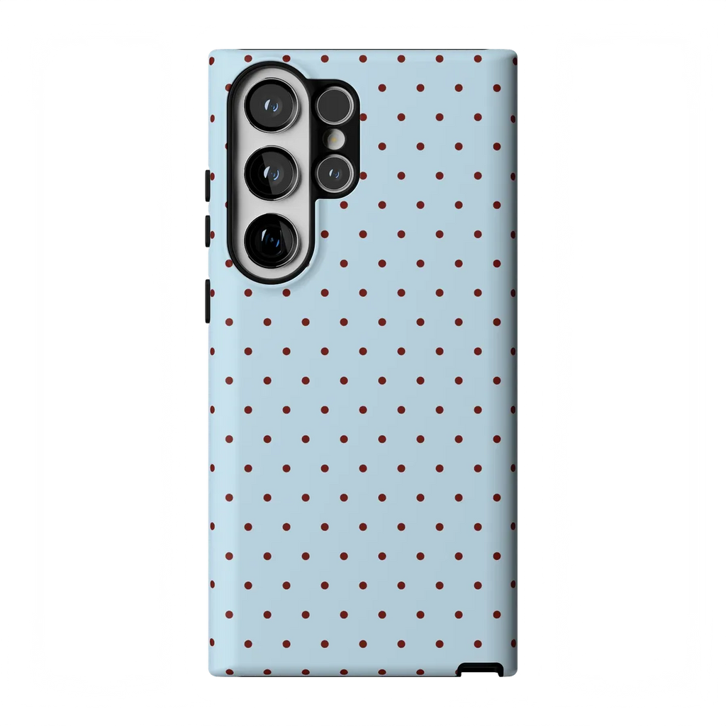 On the Dot | Blue Polka Dot Case