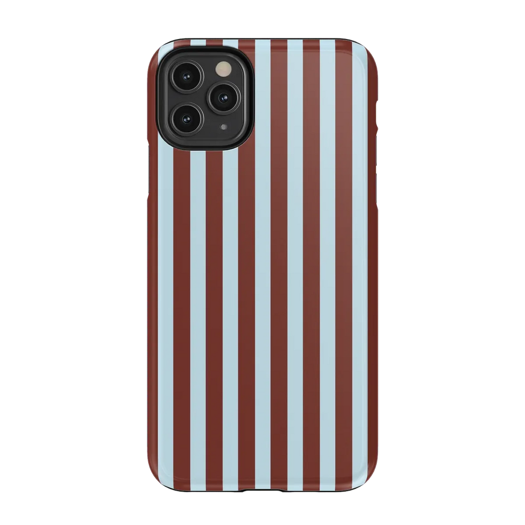 Sunday in Brooklyn | Blue Stripes Case