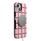 Uptown Gridlock | Pink Checkerboard Case